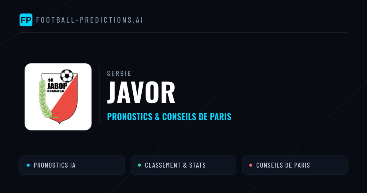 Javor Pronostics & Statistiques