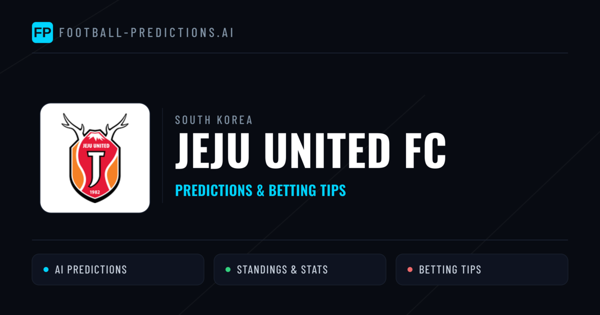 Jeju United FC Predictions & Stats