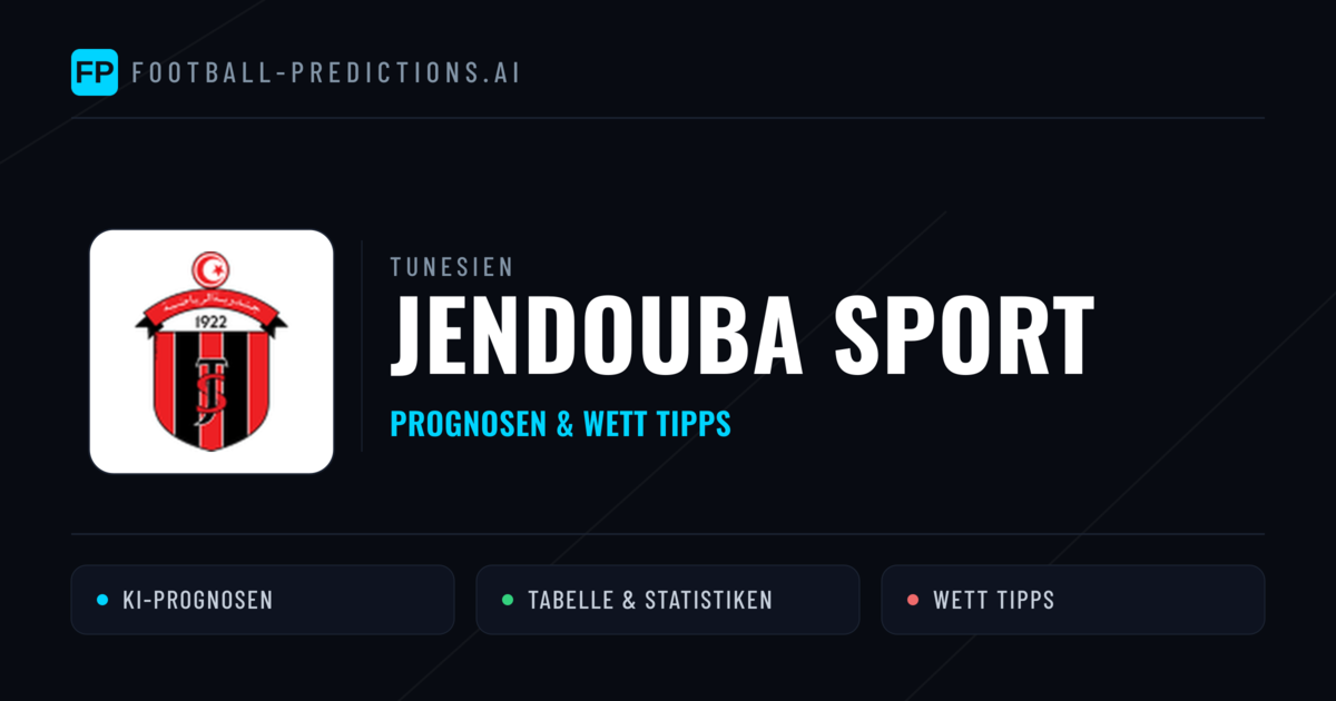 Jendouba Sport Prognosen & Statistiken