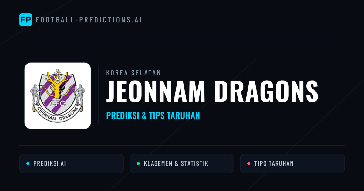 Jeonnam Dragons Prediksi & Statistik Piala Dunia