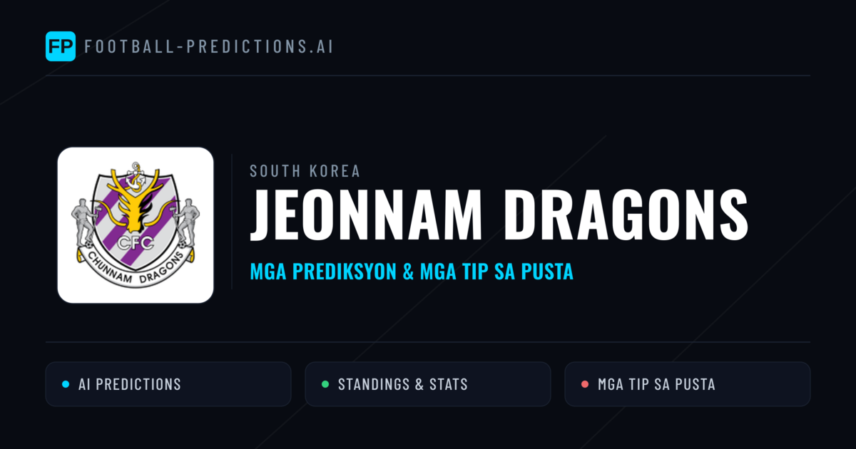 Jeonnam Dragons Predictions & Stats
