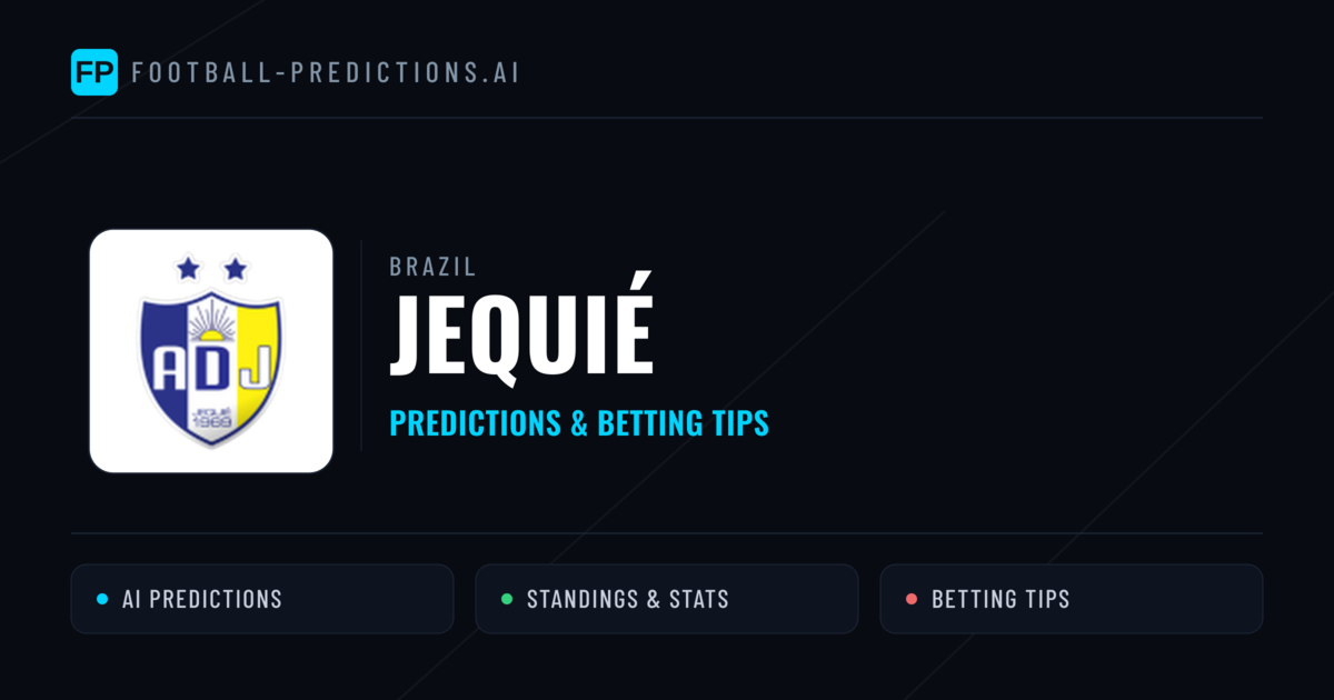 Jequié Predictions & Stats