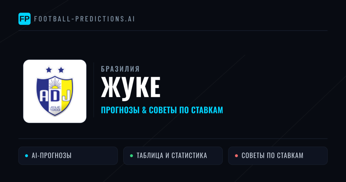 Жуке прогнозы и статистика