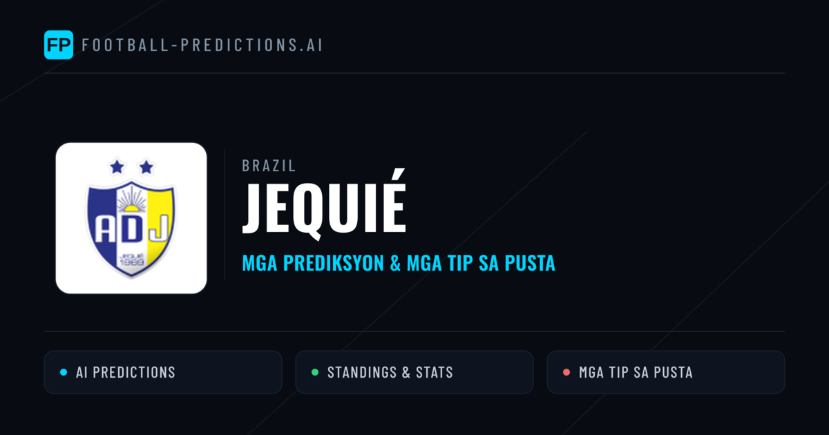 Jequié Predictions & Stats