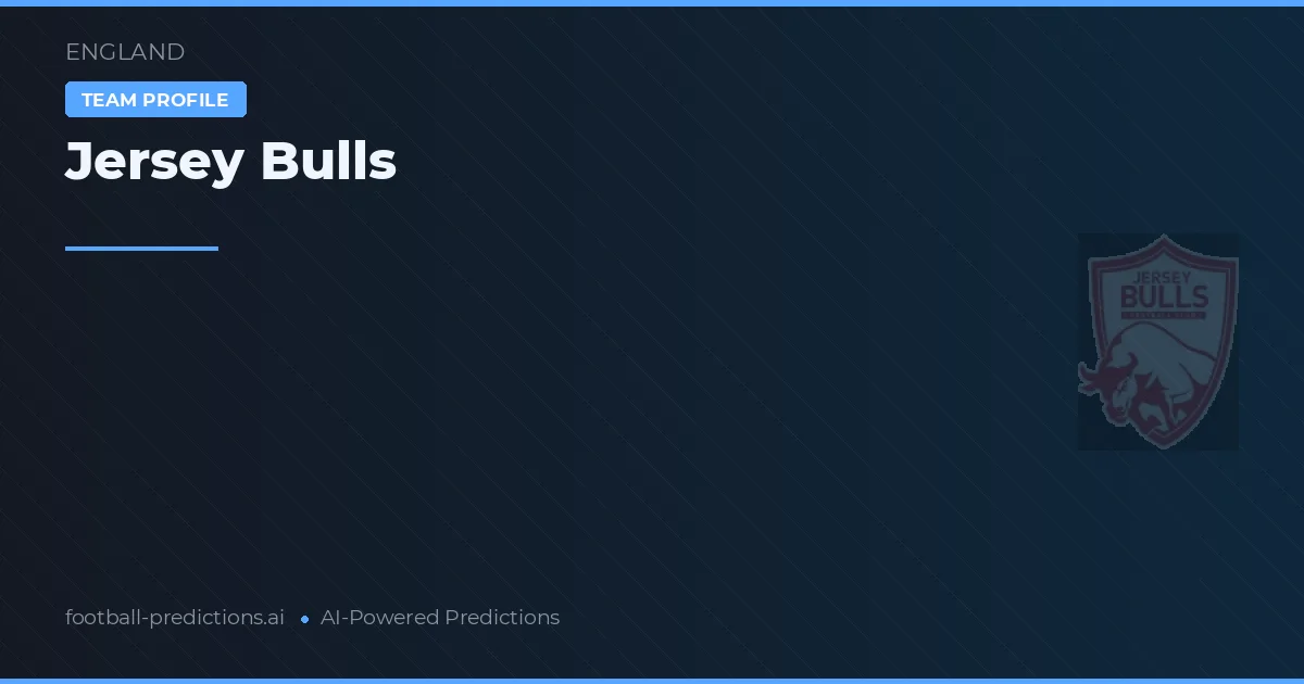 Jersey Bulls Pronostics & Statistiques