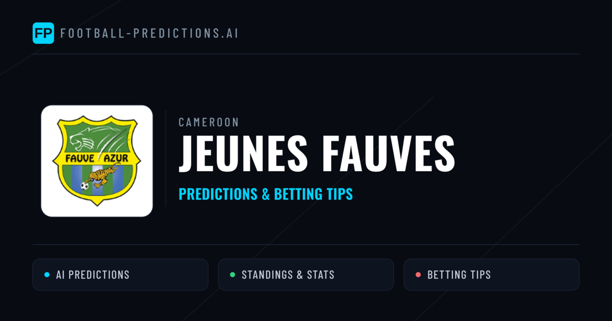 Jeunes Fauves Predictions & Stats