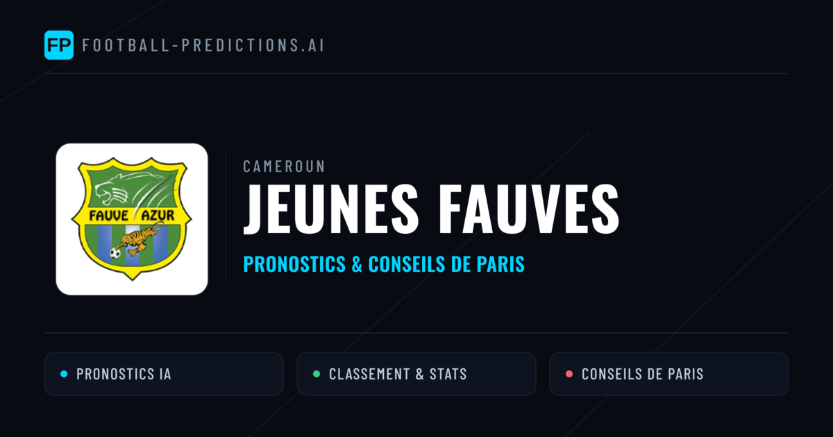 Jeunes Fauves Pronostics & Statistiques