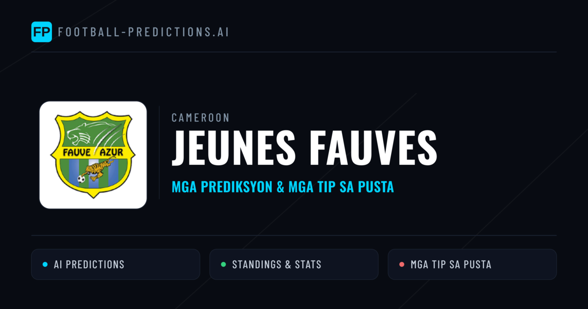 Jeunes Fauves Predictions & Stats