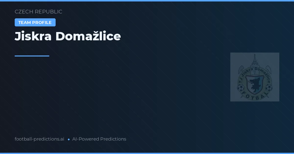 Pronostici e Statistiche Jiskra Domažlice
