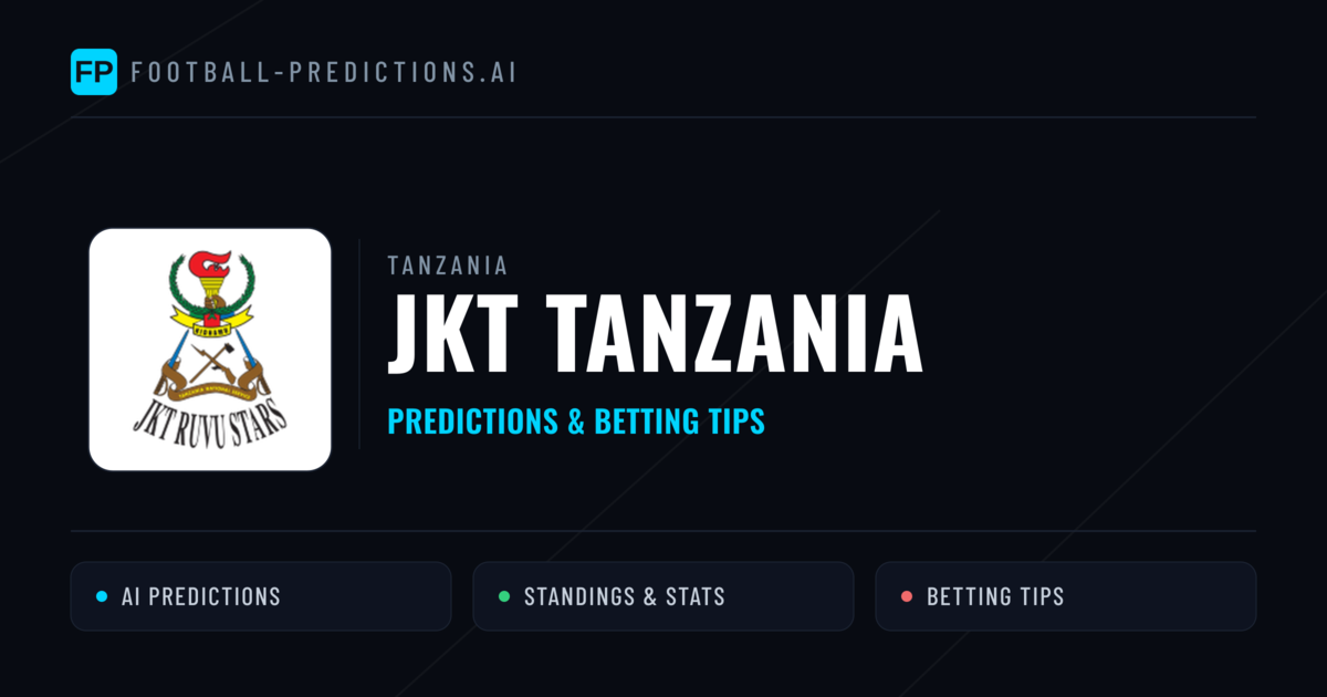 JKT Tanzania Predictions & Stats