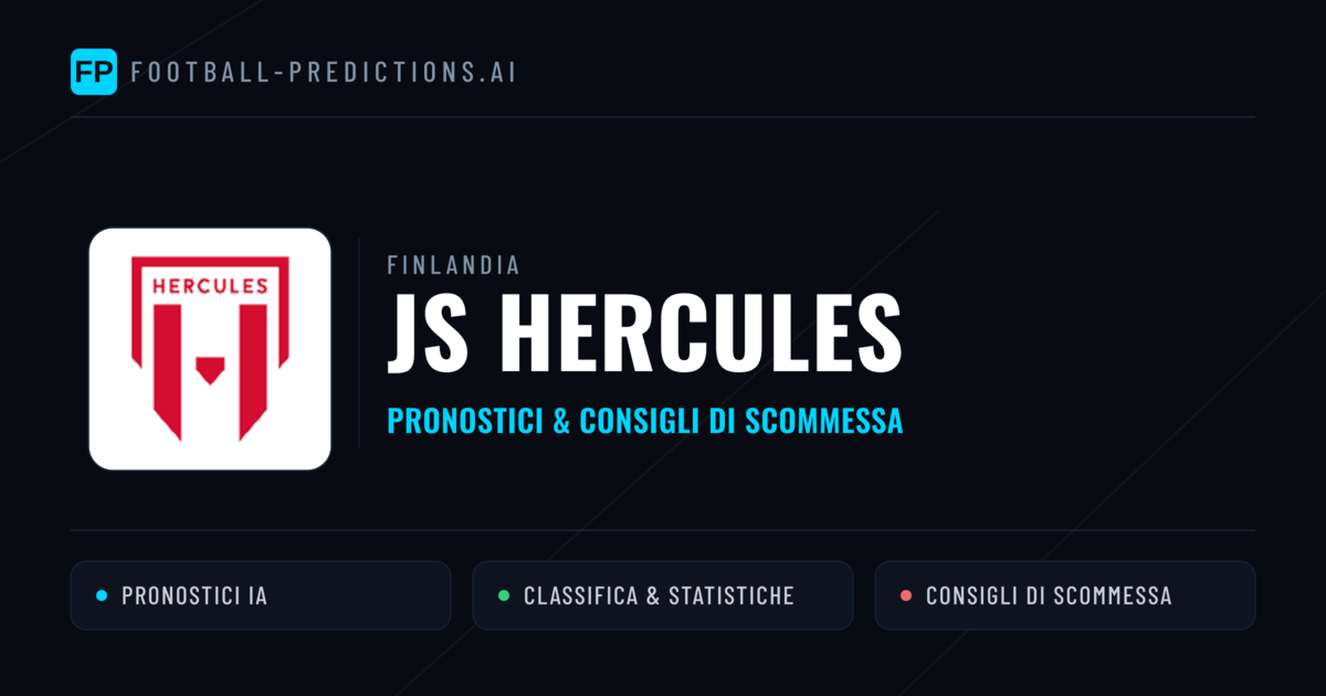 Pronostici e Statistiche JS Hercules