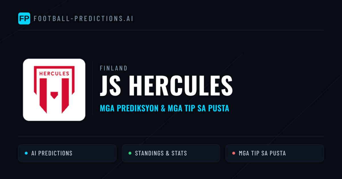JS Hercules Predictions & Stats