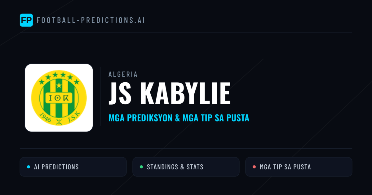 JS Kabylie Predictions & Stats