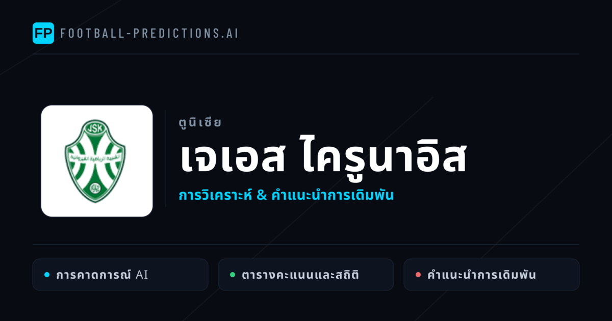 เจเอส ไครูนาอิส การวิเคราะห์และสถิติ