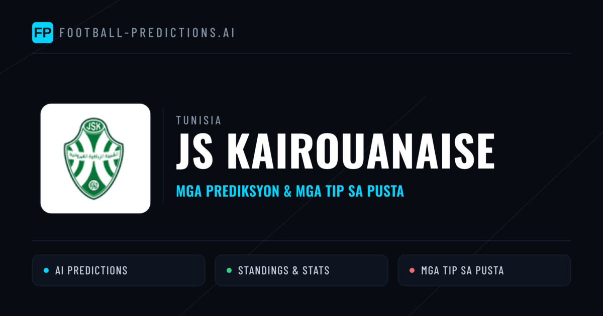 JS Kairouanaise Predictions & Stats