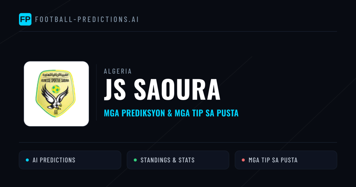JS Saoura Predictions & Stats