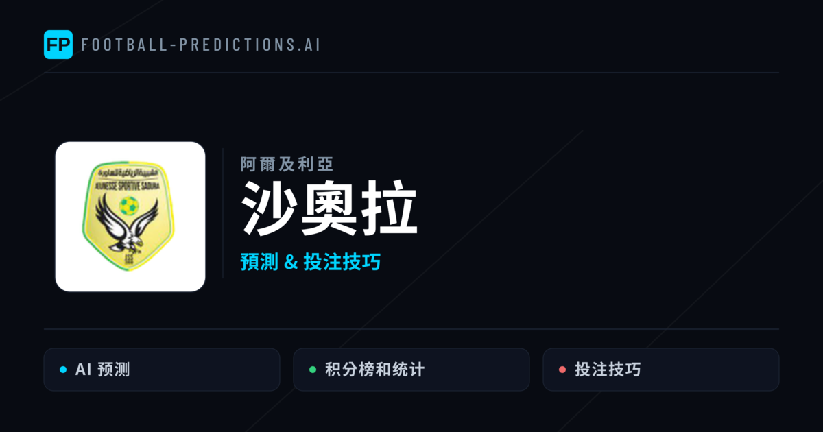 沙奧拉 運彩分析｜足球預測與數據