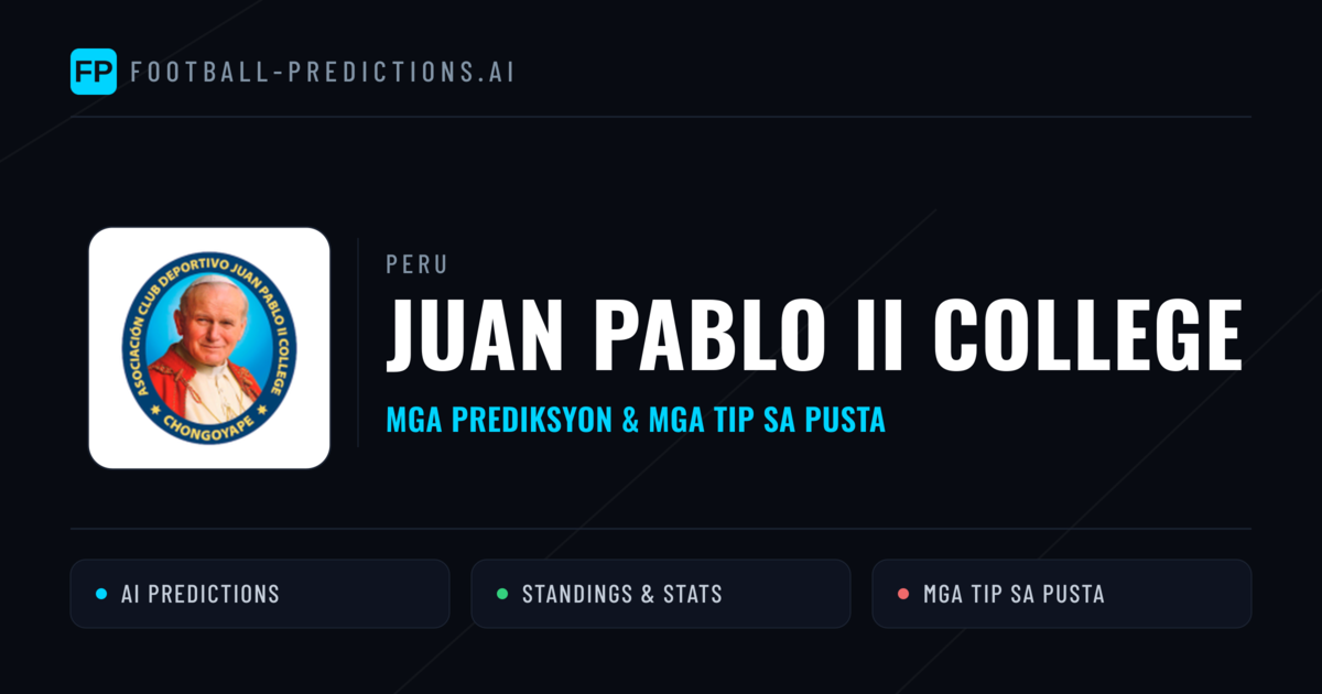 Juan Pablo II College Predictions & Stats