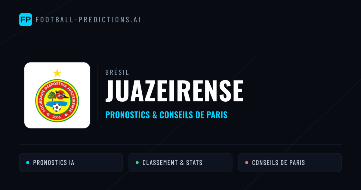 Juazeirense Pronostics & Statistiques