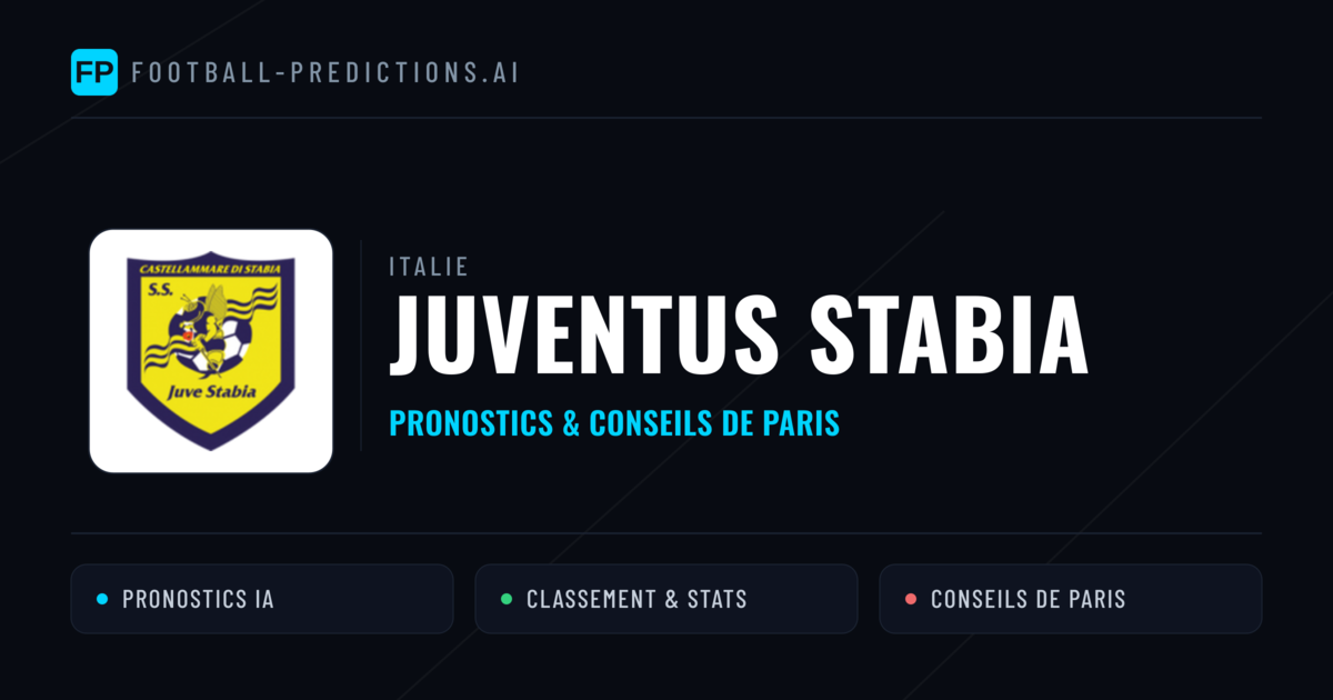 Juventus Stabia Pronostics & Statistiques