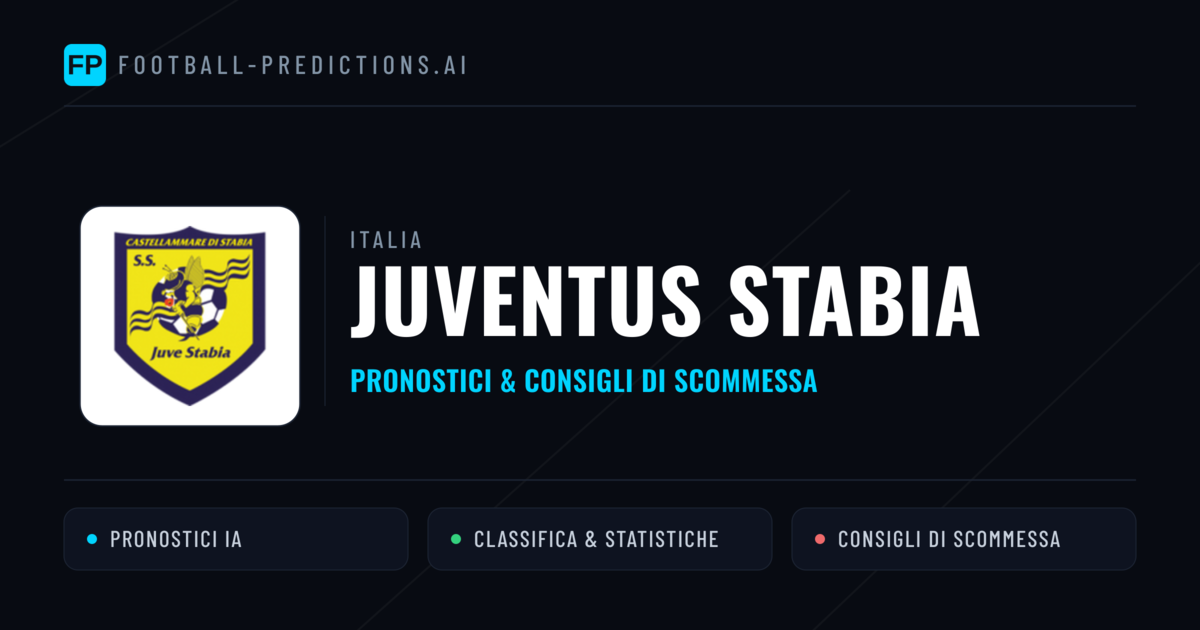 Pronostici e Statistiche Juventus Stabia