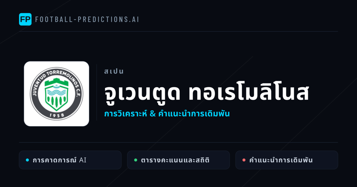จูเวนตูด ทอเรโมลิโนส การวิเคราะห์และสถิติ