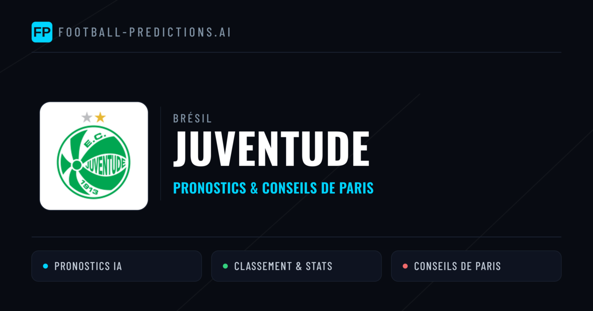 Juventude Pronostics & Statistiques
