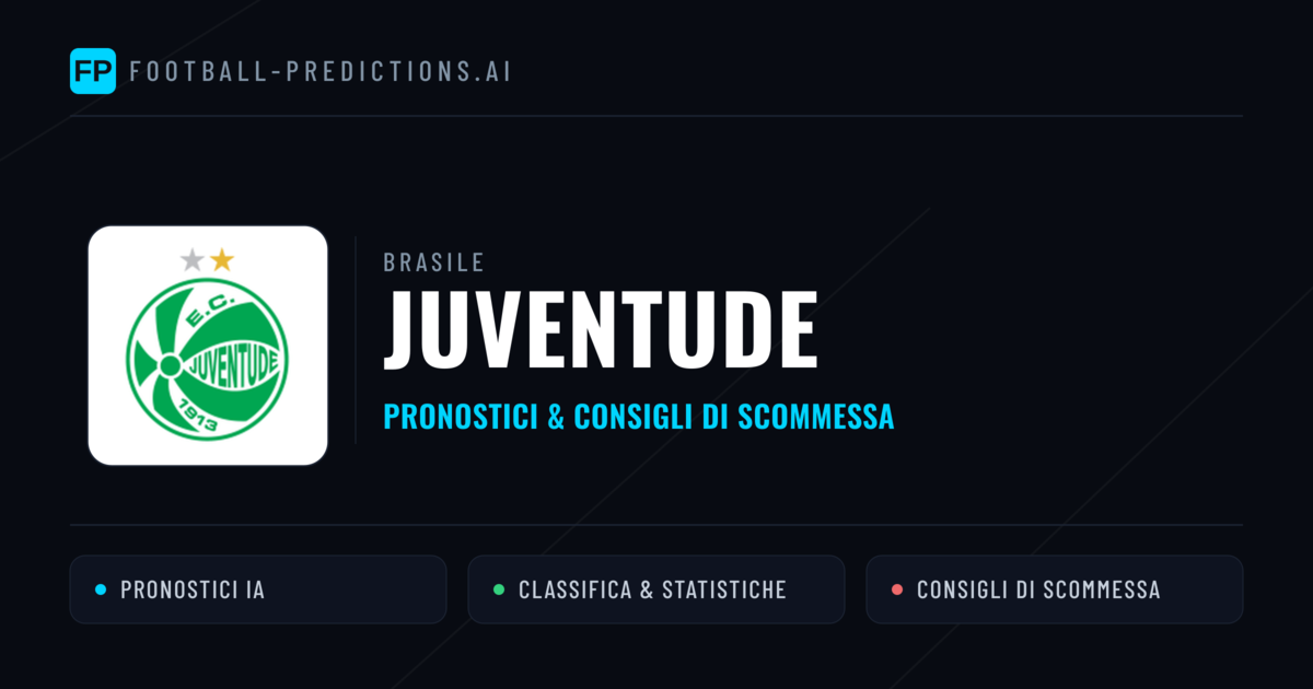 Pronostici e Statistiche Juventude