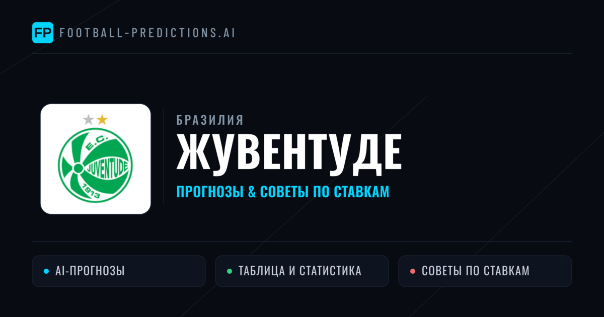 Жувентуде прогнозы и статистика