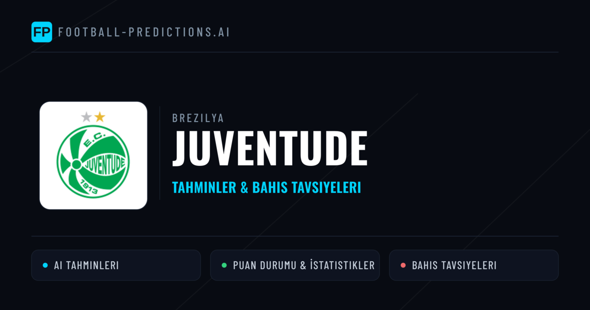Juventude Tahminleri & İstatistikler