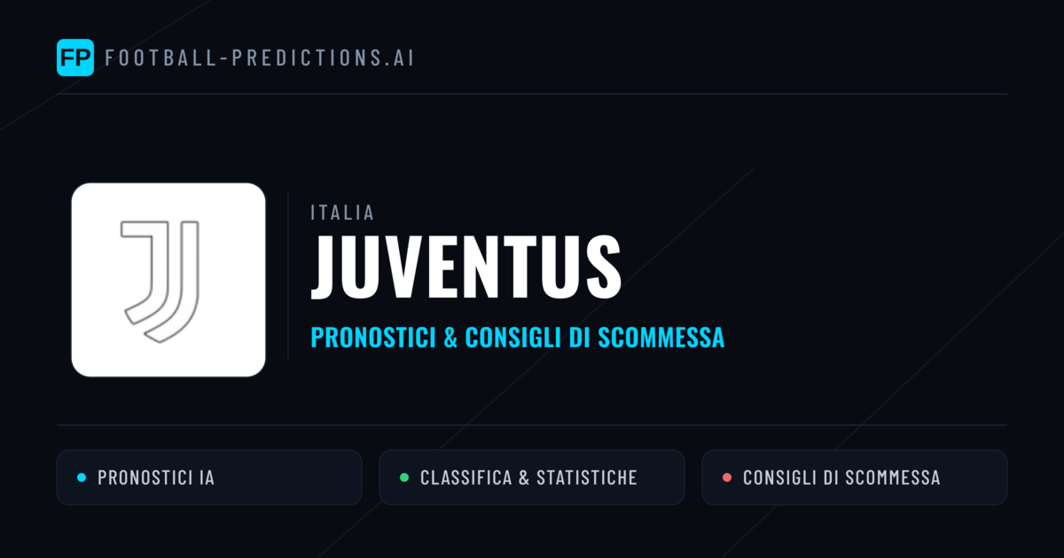 Pronostici e Statistiche Juventus