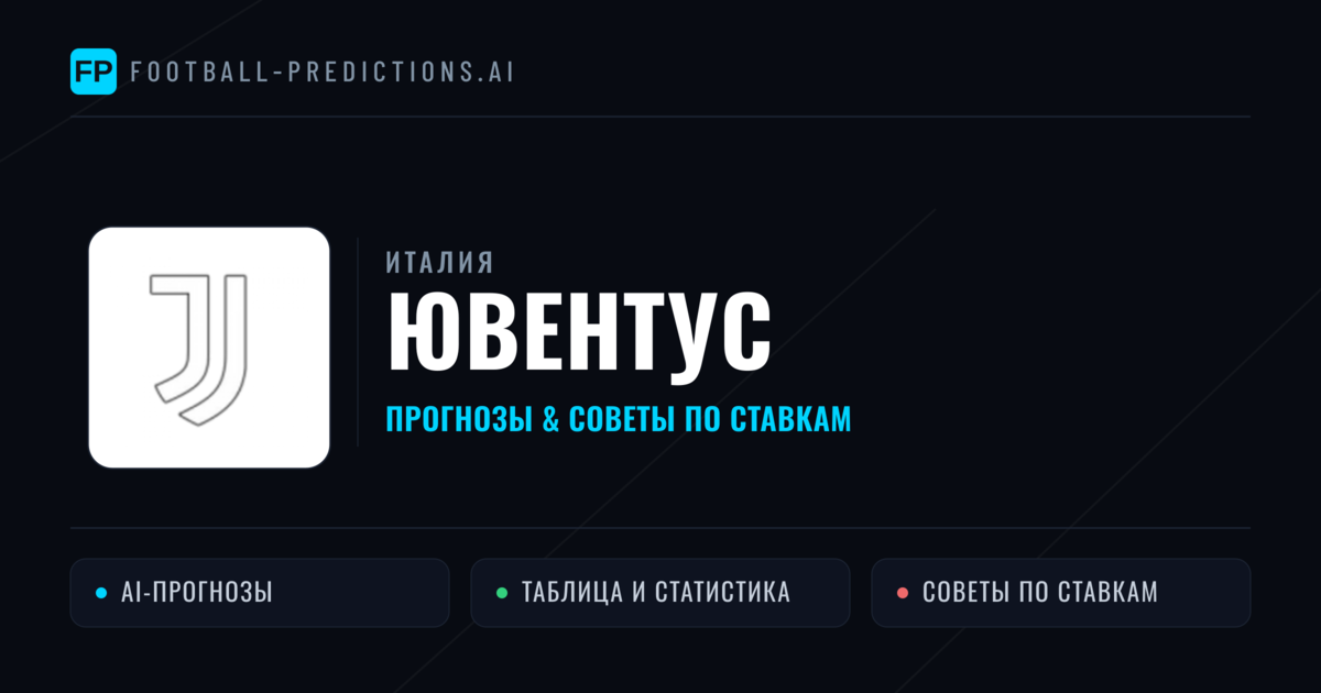 Ювентус прогнозы и статистика