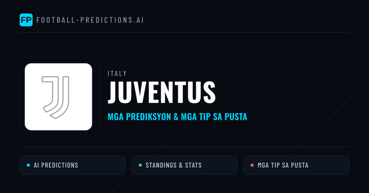 Juventus Predictions & Stats