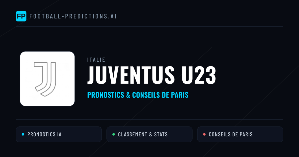 Juventus U23 Pronostics & Statistiques