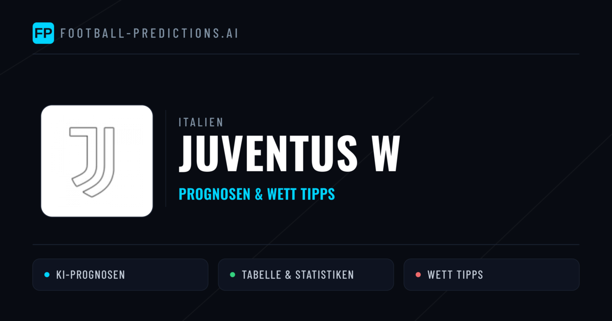 Juventus W Prognosen & Statistiken
