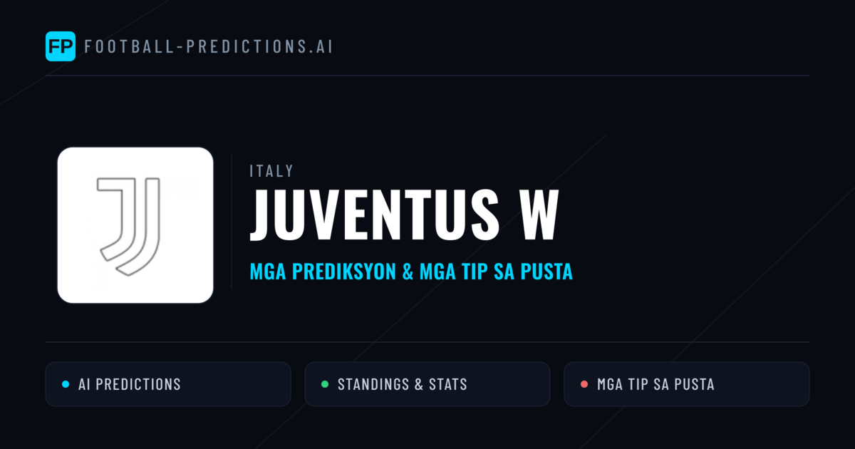 Juventus W Predictions & Stats