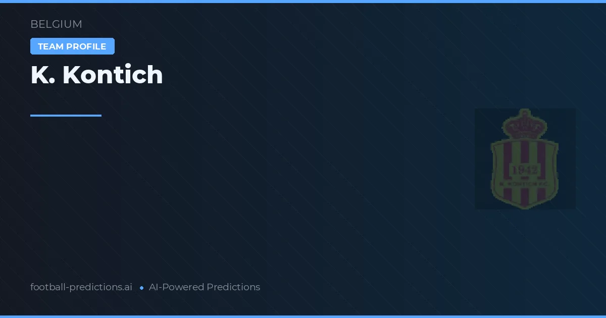 Pronostici e Statistiche K. Kontich