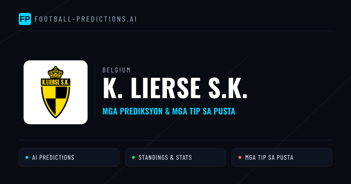 K. Lierse S.K. Predictions & Stats