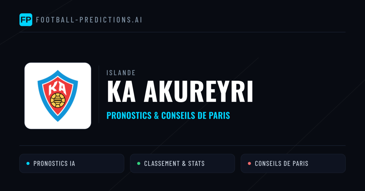 KA Akureyri Pronostics & Statistiques