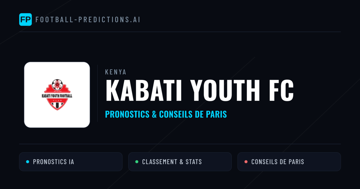 Kabati Youth FC Pronostics & Statistiques