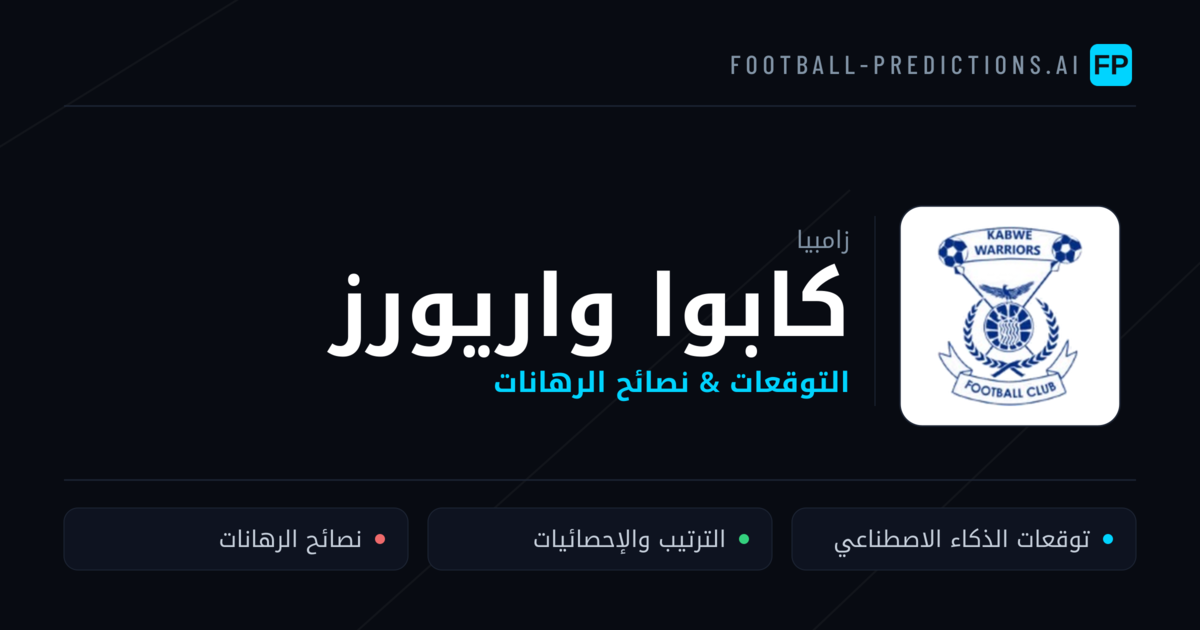 كابوا واريورز توقعات واحصائيات