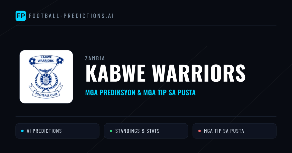 Kabwe Warriors Predictions & Stats