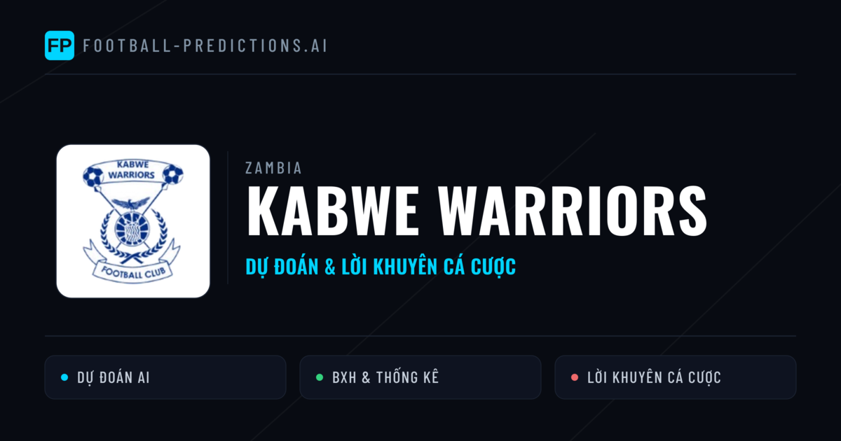 Kabwe Warriors Dự đoán & Thống kê