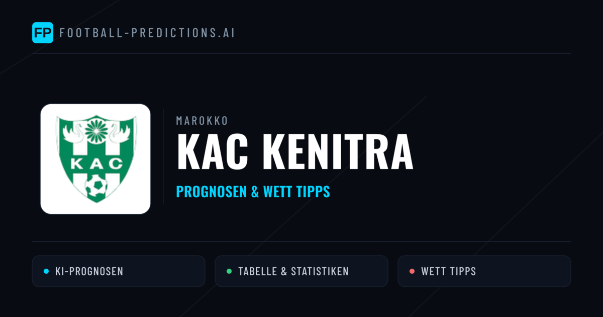 KAC Kenitra Prognosen & Statistiken