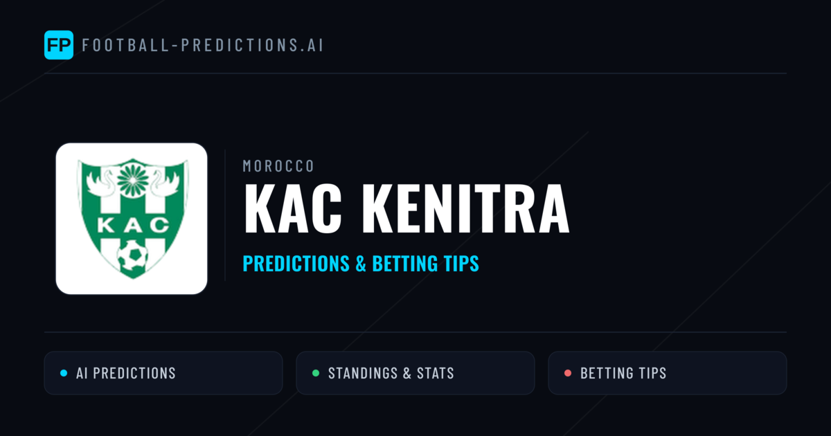 KAC Kenitra Predictions & Stats