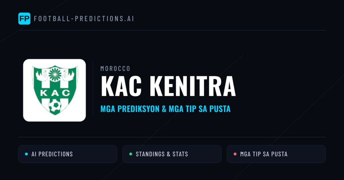KAC Kenitra Predictions & Stats