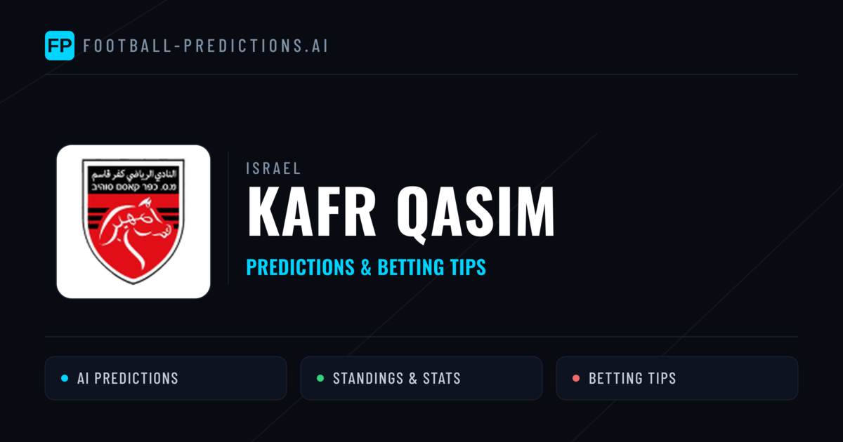 Kafr Qasim Predictions & Stats
