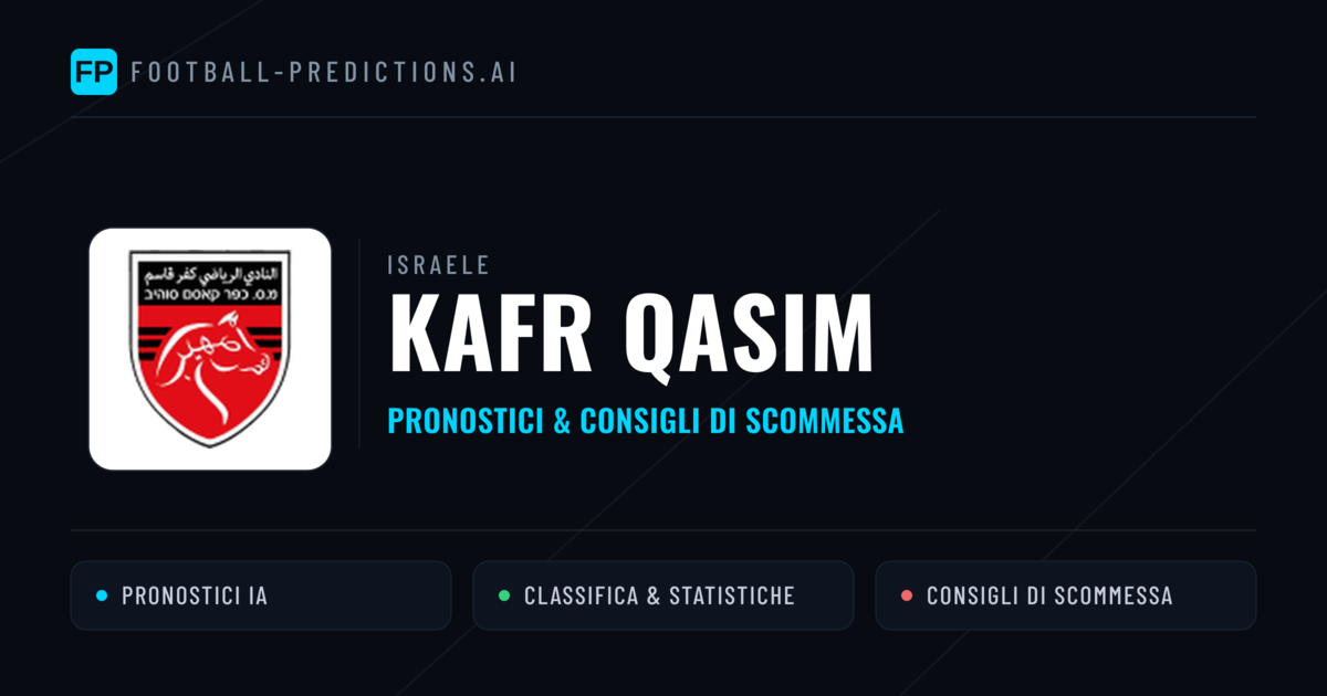 Pronostici e Statistiche Kafr Qasim