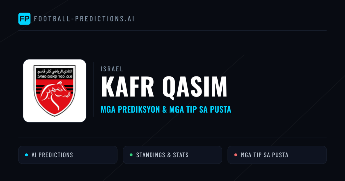 Kafr Qasim Predictions & Stats