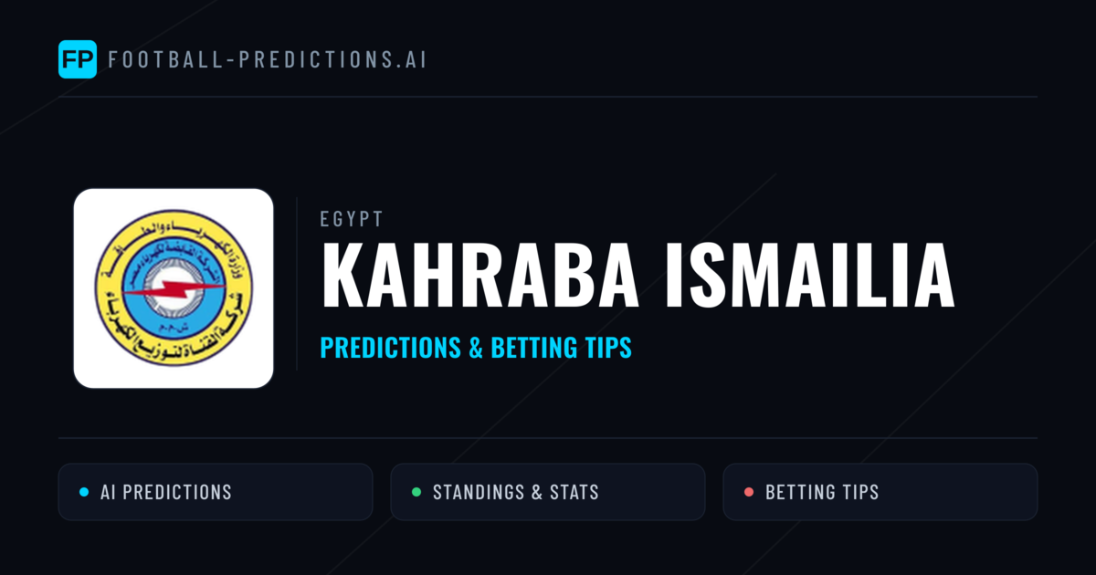 Kahraba Ismailia Predictions & Stats